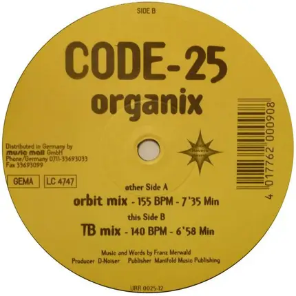 Code-25 - Organix