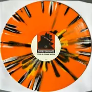 LP - Codefendants - This Is Crime Wave - Ltd, Orange w black and white splatter