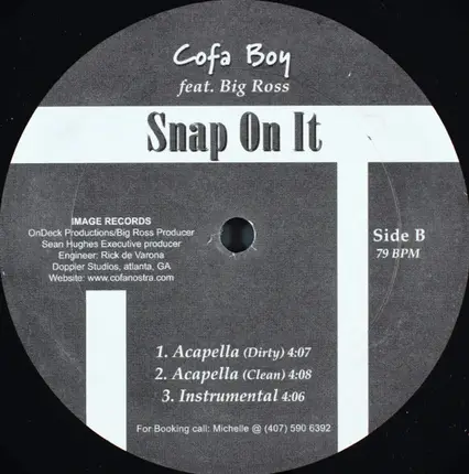 Cofa Boy Feat. Big Ross - Snap On It