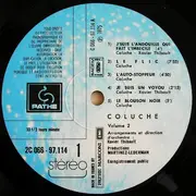 LP - Coluche - Enregistrement Public Vol. 2