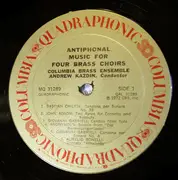 LP - Columbia Brass Ensemble - Antiphonal Music For Four Brass Choirs