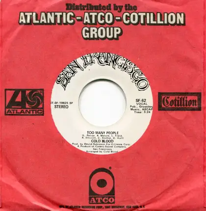 Cold Blood - Too Many People
