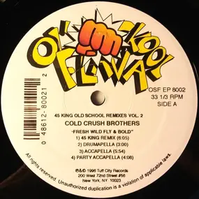 Cold Crush Brothers - 45 King Old School Remixes Vol. 2