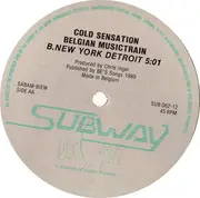 12inch Vinyl Single - Cold Sensation - Belgian Musictrain