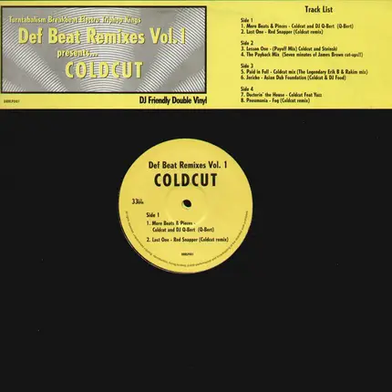 Coldcut - Def Beat Remixes Vol. 1