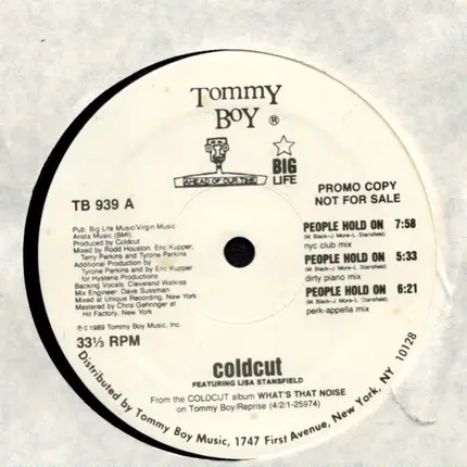 Coldcut featuring Lisa Stansfield - People Hold On