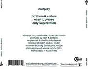 CD - Coldplay - Brothers & Sisters