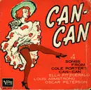 7inch Vinyl Single - Cole Porter — Ella Fitzgerald / Oscar Peterson / Louis Armstrong - Can-Can (4 Songs From Cole Porter's Can-Can) - EP