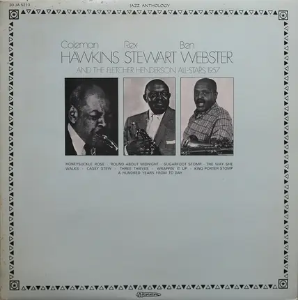 Coleman Hawkins , Rex Stewart , Ben Webster And The Fletcher Henderson All Stars - 1957
