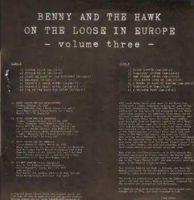 Benny Carter - Benny and the Hawk On The Loose In Europe - Volume Three