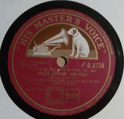 Coleman Hawkins And His All Star Jam Band - Honeysuckle Rose / Crazy Rhythm