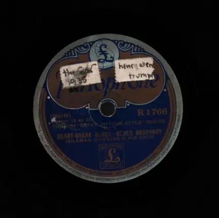 Coleman Hawkins And His Orchestra / Horace Henderson And His Orchestra - Heart-Break Blues / Ol' Man River