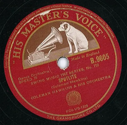 Coleman Hawkins And His Orchestra - Say It Isn't So / Spotlite
