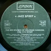LP - Coleman Hawkins And Leon 'Chu' Berry - The Big Sound Of Coleman Hawkins And Chu Berry