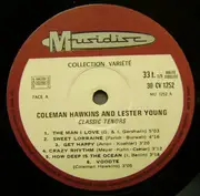 LP - Coleman Hawkins And Lester Young - Classic Tenors - The Historical Jazz Session