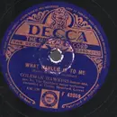 Schellack - Coleman Hawkins Accompanied By The Ramblers - What Harlem Is To Me / Netcha's Dream