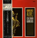 LP - Coleman Hawkins - Hawkins! Alive! At The Village Gate = ジェリコの戦い - with OBI and insert