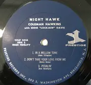 LP - Coleman Hawkins with Eddie 'Lockjaw' Davis - Night Hawk - Mono