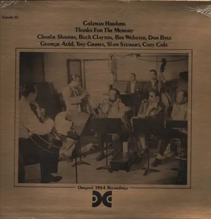 Coleman Hawkins - Thanks For The Memory