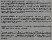 7inch Vinyl Single - Coleman Hawkins - Jazz de Poche No. 28 - Mono