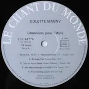 LP - Colette Magny - Chansons Pour Titine - Gatefold