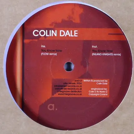Colin Dale - You Know How (Remixes)
