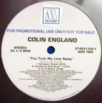 Colin England - You Took My Love Away
