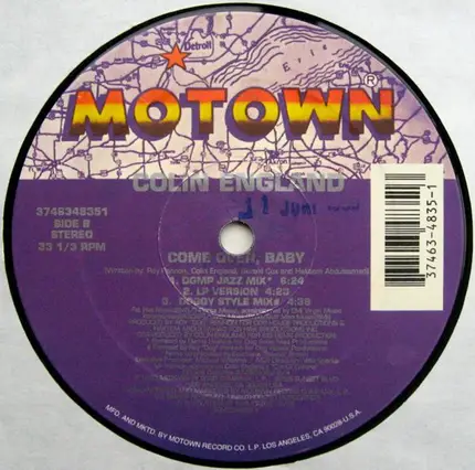 Colin England - Come Over, Baby (Remix)