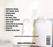 CD - Colin Lake - The Ones I Love - Digipak