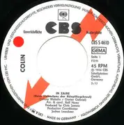 7inch Vinyl Single - Colin Solman - In Zaire (Beim Liebestanz Der Häuptlingsbraut)