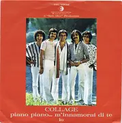 7inch Vinyl Single - Collage - Piano Piano...M'Innamorai Di Te / Io