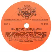 LP - Collegium Musicum Pragense - 18th Century Hunting Music