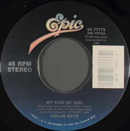 Collin Raye - My Kind Of Girl