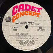 LP - Colonel Bagshot - Oh! What A Lovely War - 1st US Press on Cadet Concept, Promo, incl. Insert