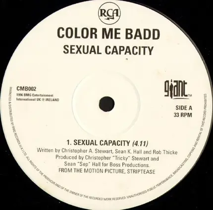 Color Me Badd - Sexual Capacity