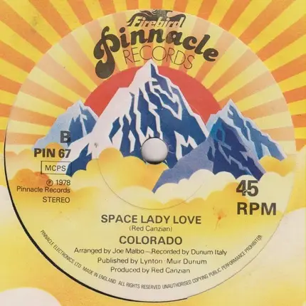 Colorado - California Dreamin' / Space Lady Love