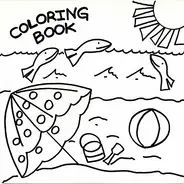 Coloring Book - Sand In My Shoes