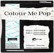 7inch Vinyl Single - Colour Me Pop - Don't Stop