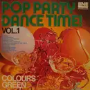 LP - Colours Green - Pop Party Dance Time! Vol. 1