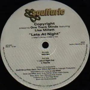 Copyright Presents One Track Minds Featuring Lisa Millett - Late At Night