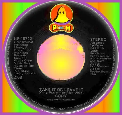 Cory Braverman - Take It Or Leave It