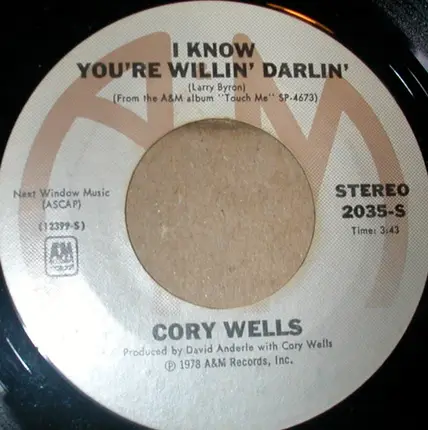 Cory Wells - Midnight Lady (Hiding In The Shadows)