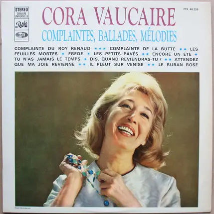 Cora Vaucaire - Complaintes, Ballades, Mélodies...