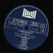 LP - Coral do Departamento de Ensino - E Tempo de Cantar - Gatefold