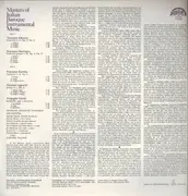 LP - Corelli, Durante, Manfredini, Albinoni, Legrenzi - Masters of Italian Baroque Instrumental Music