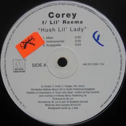 Corey Feat. Lil Reema - Hush Lil' Lady