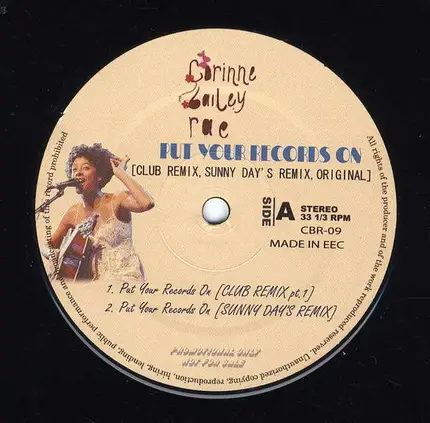 Corinne Bailey Rae - Put Your Records On (Remixes)