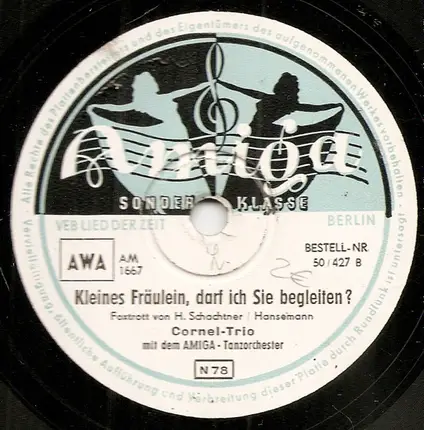 Cornel-Trio , Amiga-Tanzorchester - Alte Lieder, Traute Weisen / Kleines Fräulein, Darf Ich Sie Begleiten