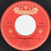 7inch Vinyl Single - Cornel-Trio - Sag Doch Nicht Immer Dicker Zu Mir / Der Mann Am Klavier