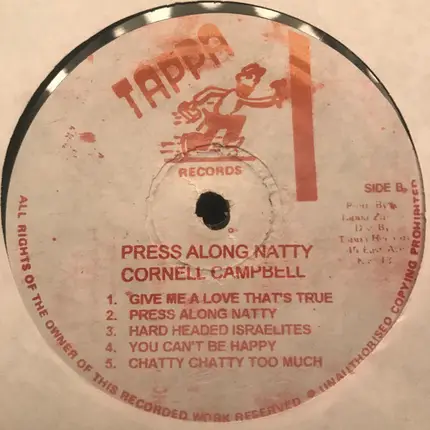 Cornell Campbell - Press Along Natty